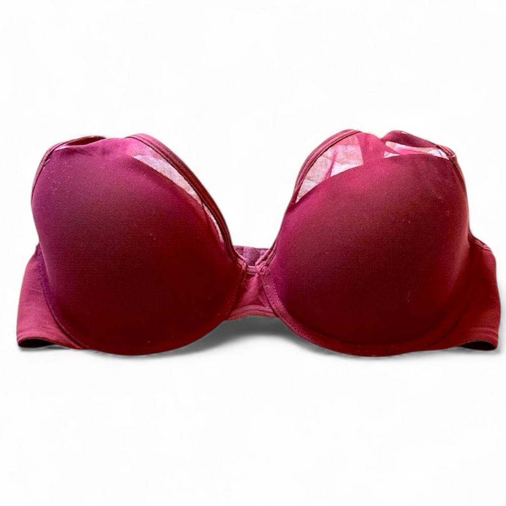 Catherine Malandrino Deep Red/ Purple Bra 36C